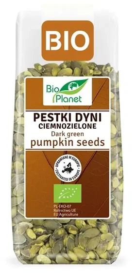 Pestki dyni ciemnozielone europejskie 150 g - Bio Planet (EKO)
