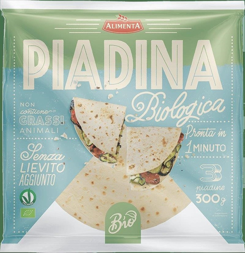 Piadina tradycyjna 3 szt. 300 g - Alimenta (EKO)