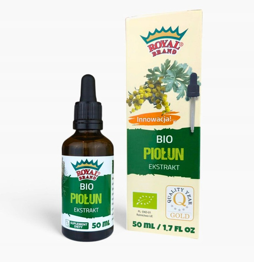 Ekstrakt z piołunu w kroplach 50 ml - Royal Brand (EKO)