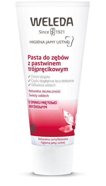 Pasta Do Zębów z Pastwinem Trójpręcikowym 75ml - Weleda