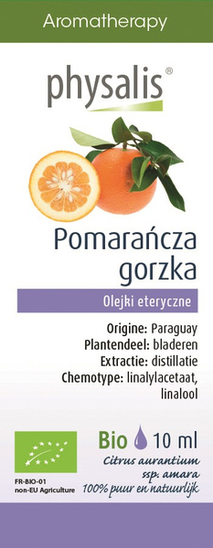 Olejek eteryczny petitgrain 10 ml - Physalis (EKO)