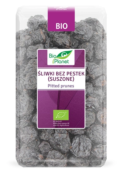 Śliwki Suszone Bez Pestek (Europejskie) 1kg - Bio Planet