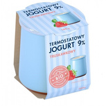 Jogurt termostatowy truskawkowy 9 %  140 g - Yömleko (BIO)