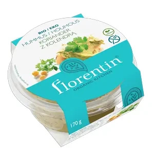 Hummus z kolendrą bezglutenowy 170 g - Florentin (EKO)