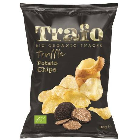 Chipsy ziemniaczane o smaku czarnej trufli 100 g - Trafo (BIO)