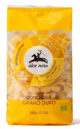 Makaron conchiglie semolinowy 500 g - Alce Nero (EKO)