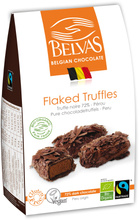 BELGIJSKIE CZEKOLADKI TRUFLE Z GORZKĄ CZEKOLADĄ FAIR TRADE BEZGLUTENOWE BIO 100 g - BELVAS