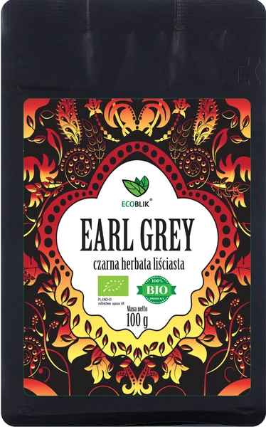 Herbata Czarna Earl Grey Bio 100 G - Ecoblik