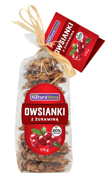 Owsianki z Żurawiną 175g - NaturaVena