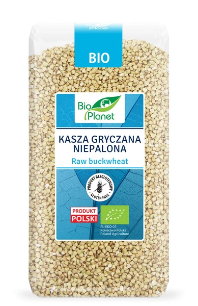 Kasza Gryczana Niepalona Bezglutenowa 500 g - Bio Planet