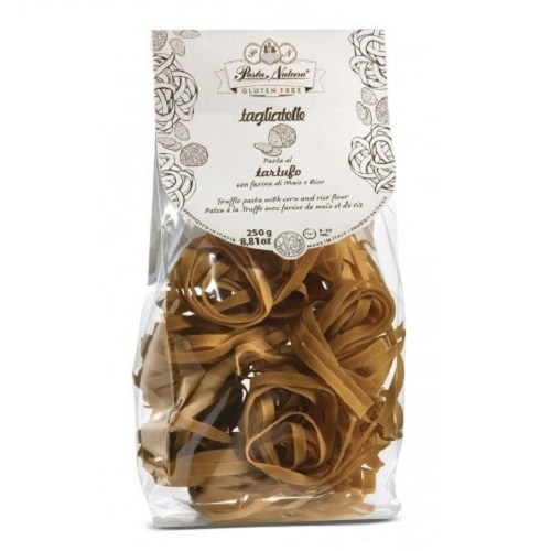 Makaron tagliatelle kukurydziano - ryżowy o smaku trufli  bezglutenowy 250 g - Pasta Natura