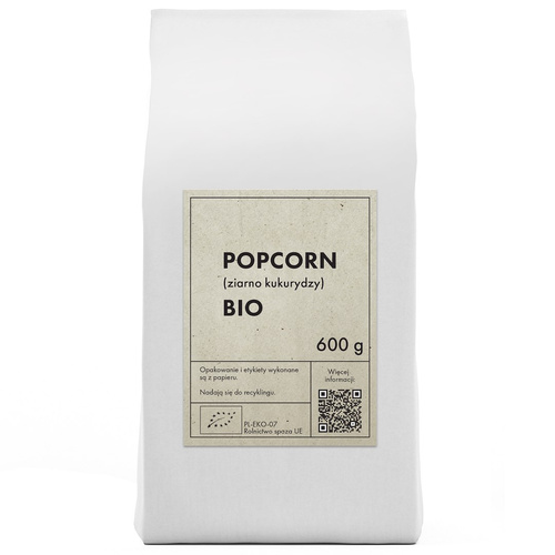 Popcorn ziarno kukurydzy 600 g - The Planet (EKO)