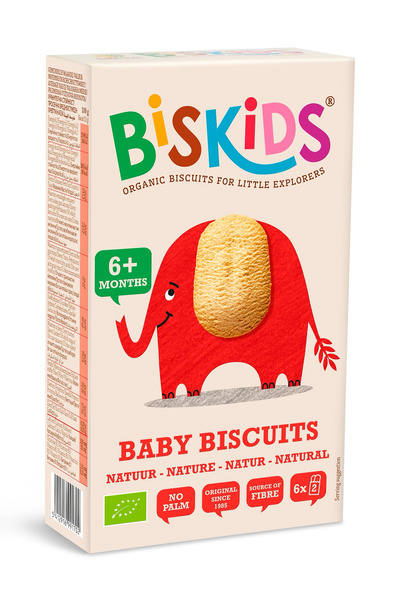 Ciasteczka od 6 msc. 120 g - biskids (EKO)