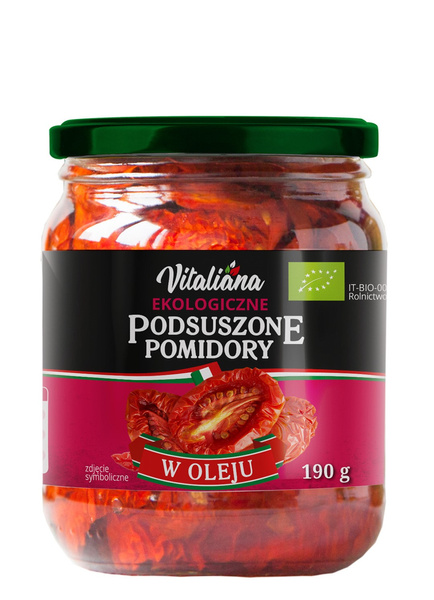 Pomidory podsuszone w oleju 190 g - Vitaliana (BIO)