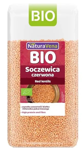 Soczewica czerwona 400 g - Naturavena (EKO)