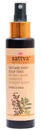 Wcierka do skóry głowy blask i miękkość henna i amla 100 ml - Sattva