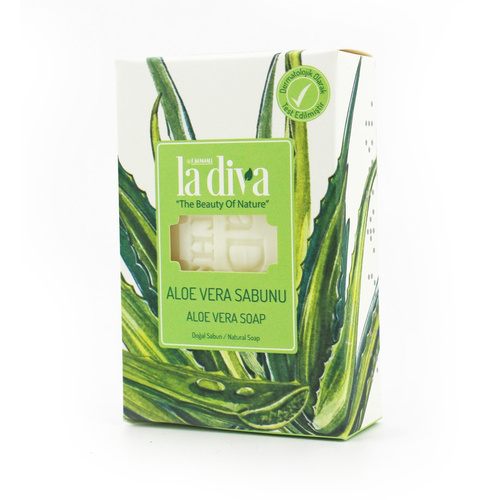 MYDŁO W KOSTCE ALOES 100 g - LA DIVA