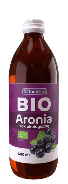 Sok z aronii 100 % 500 ml - Naturavena (BIO)