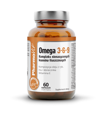 Omega 3-6-9 bezglutenowe 60 szt. - Pharmovit