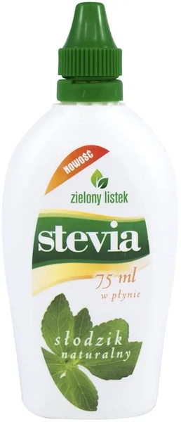 Stewia w Płynie Słodzik Naturalny 75ml - Zielony Listek