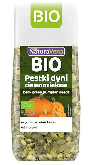 Pestki dyni luskane 150 g - NaturaVena (EKO)