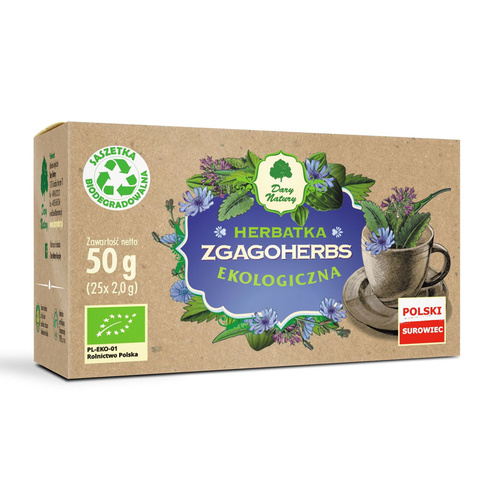 Herbatka zgagoherbs (25 saszetek) 50 g - Dary Natury (BIO)