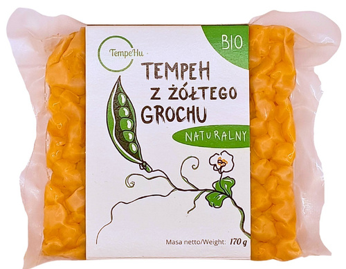 Tempeh z grochu żółtego 170 g - Tempehu (EKO)
