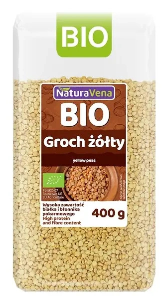 Groch żółty 400 g - Naturavena (EKO)