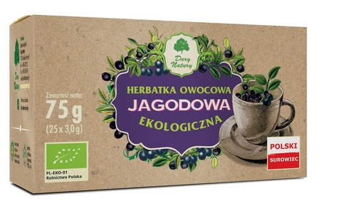 Herbatka Jagodowa Bio (25 X 3 G) 75 G  -  DARY NATURY