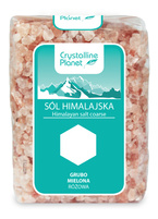 Sól himalajska różowa gruba 600 g - Crystalline Planet