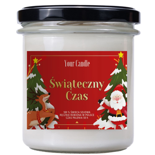 ŚWIECA SOJOWA ŚWIĄTECZNY CZAS 300 ml - YOUR CANDLE