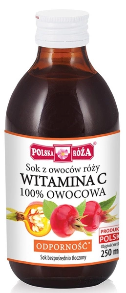 Sok Witamina C z Dzikiej Róży 250ml - Polska Róża