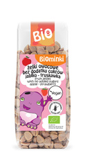 ŻELKI OWOCOWE BEZ DODATKU CUKRÓW JABŁKO - TRUSKAWKA BEZGLUTENOWE BIO 150 g - BIOMINKI