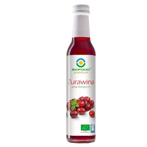 Syrop z Żurawiny 250ml - BIO FOOD