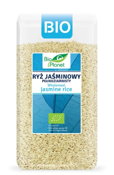 Ryż jaśminowy pełnoziarnisty 500 g - Bio Planet (EKO)