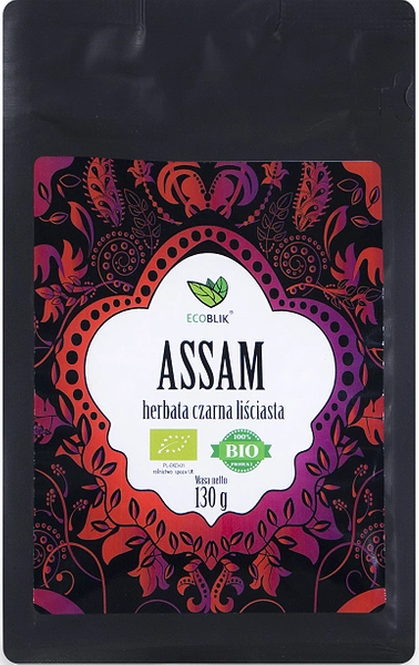 Herbata Czarna Liściasta Assam Bio 130 G  -  ECOBLIK