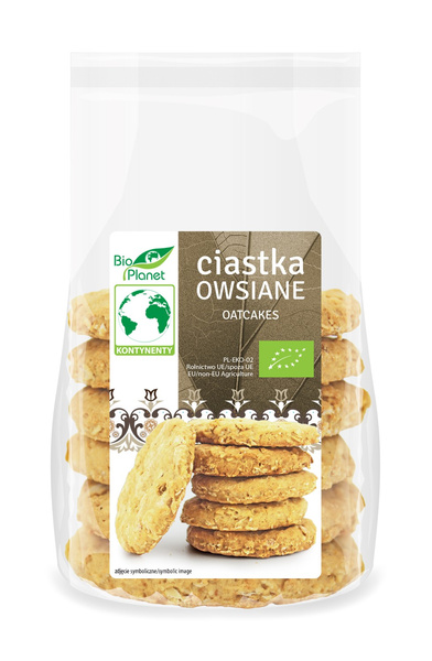 Ciastka Owsiane Bio 170 G  -  BIO PLANET