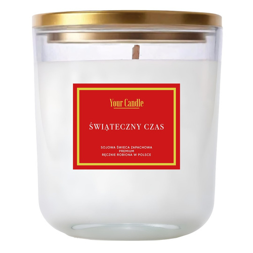 Świeca sojowa zapachowa świąteczny czas 180 ml - Your Candle