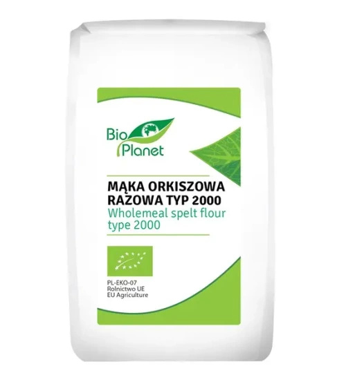 Mąka orkiszowa razowa typ 2000 1 kg - Bio Planet (EKO)