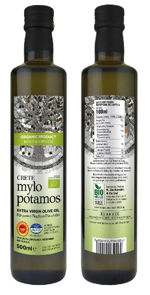 Oliwa z oliwek extra virgin 500 ml - Mylopotamos (EKO)