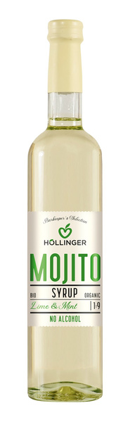 Syrop do drinków i koktajli mojito 500 ml - Hollinger (BIO)