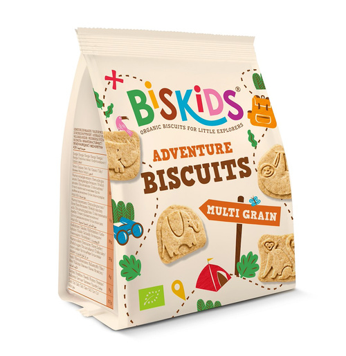 Ciasteczka wielozbożowe zwierzęta 100 g - Biskids (EKO)