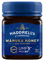 Miód manuka umf 5+ MGO 83+ 250 g - Haddrell'S Of Cambridge