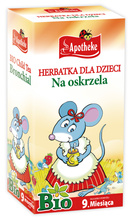 HERBATKA DLA DZIECI - NA OSKRZELA BIO (20 x 1,5 g) 30 g - APOTHEKE