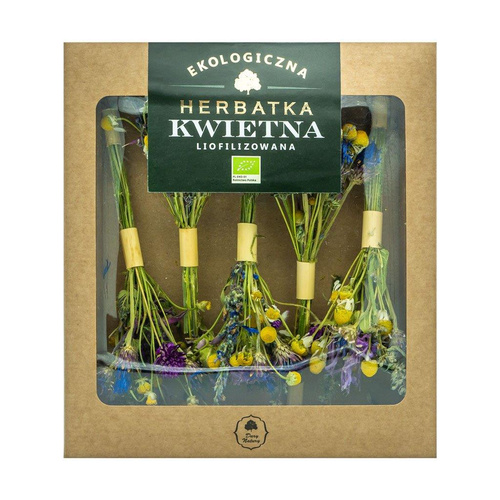 Herbatka na patyku kwietna liofilizowana 5 szt. 12,5 g - Dary Natury (EKO)