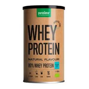 Koncentrat białka serwatkowego bezglutenowy 400 g - Purasana (EKO)