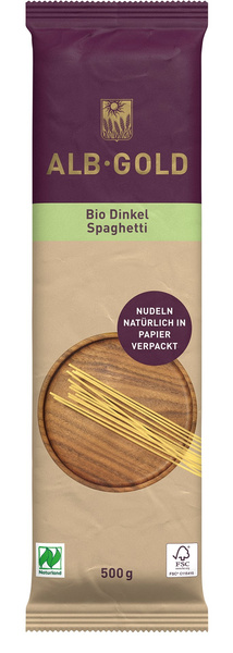 Makaron Orkiszowy Spaghetti 500 g - ALB-GOLD