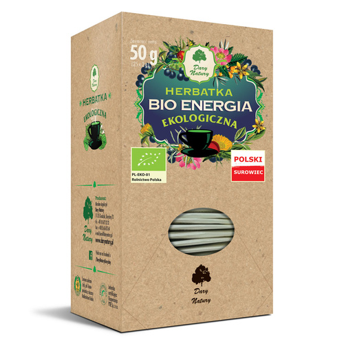 Herbatka energia 25 szt. 50 g - Dary Natury (EKO)