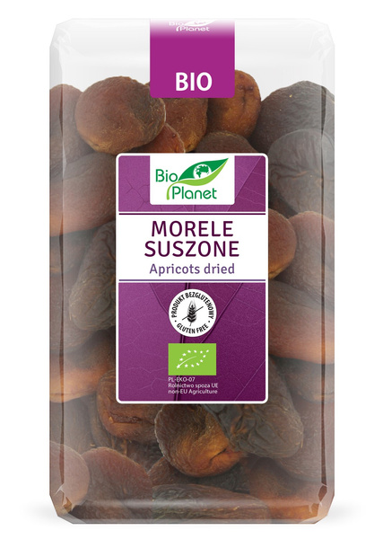 Morele Suszone 1kg - Bio Planet - EKO