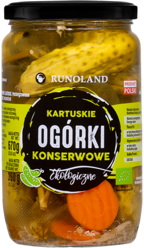 Ogórek Konserwowy Kartuski 670g - RUNOLAND